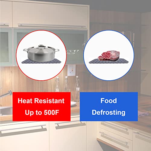 SCITURE Heat Resistant Silicone Kitchen Sink Protector #TOP18