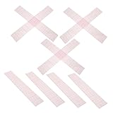 Gadpiparty 10 Stück Weiches Flexibles Lineal Klare Messhilfe Lineal Zur Kleidungsherstellung Quiltlineale Werkzeuge Zur Kleidungsherstellung Metrisches Nählineal Weiches Biegsames