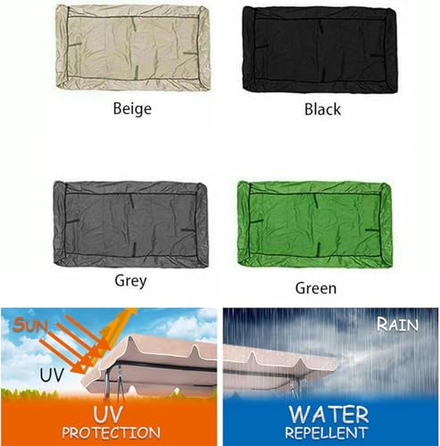 Toit de rechange pour balancelle universel imperméable gris