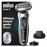 Braun Series 7, Regolabarba Uomo, Rasoio Elettrico Barba, Custodia da Viaggio, Accessori Inclusi,...