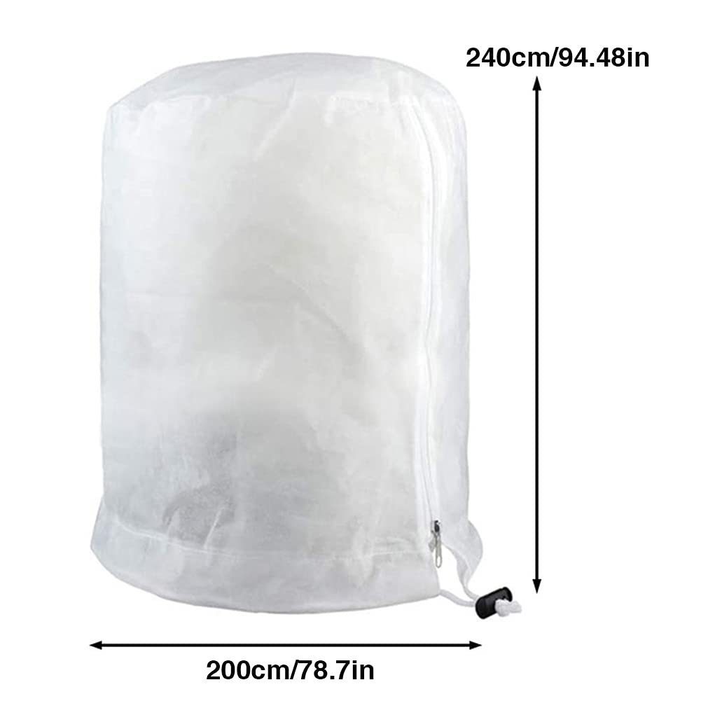 ZWPARTS Housses Hivernage pour Plantes, Housse D'hivernage, Housse de Protection pour Plante Non Tissée Protection Contre Le Gel des Plantes en Pots et Vegetaux (200 x 240CM)
