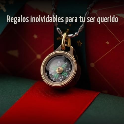 MecArmy Brújula de Supervivencia con Forma de lágrima, Resistente al Agua IPX5, brújula de Senderismo, brújula de Mano fácil de reconocer
