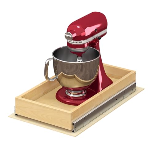 ALINE FURNITURE Pull Out Drawers for Cabinets Birch Wood, 12