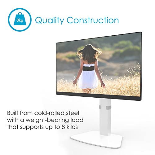 Desire2 VESA 35 inch Monitor Stand, White - Image 2