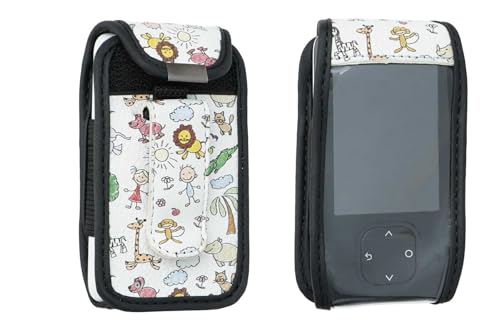 caseroxx Tasche mit Sichtfenster und Gürtelclip für Dexcom G7 / ONE+ – aus Kunstleder, robust und passexakt, Zugriff auf Bildschirm und Tasten, perfekt für Alltag und Freizeit