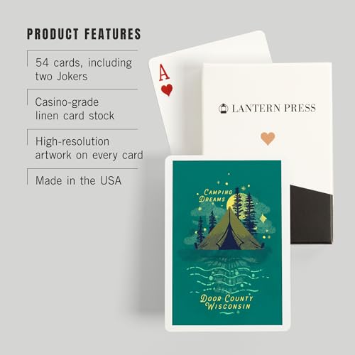 Baraja Poker Door County Lake Life 52 Cartas miniatura 3