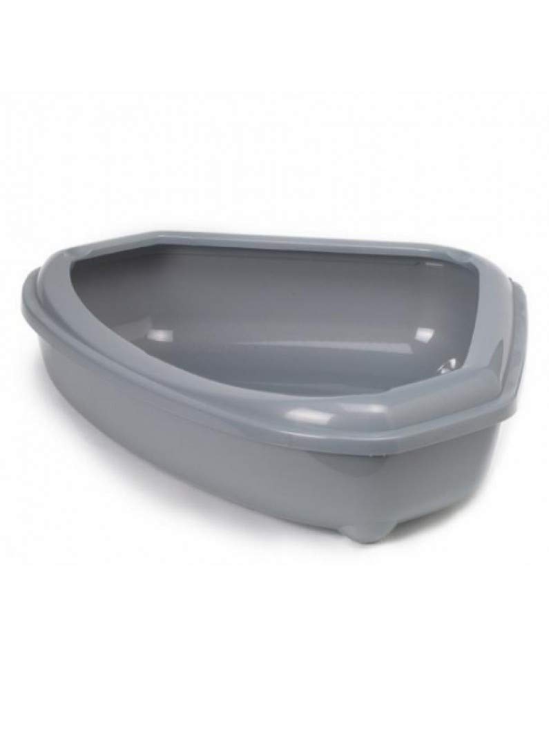 ModernaCorner Tray Open Cat Litter Toilet Tray C146 Royal Blue Colour, Multicolor, C146-026, Collection