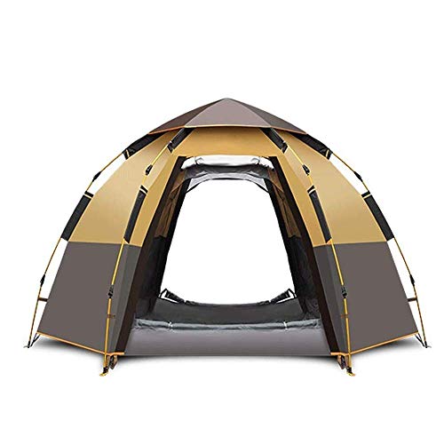 Tente de camping 5 à 8 personnes imperméable pour rester au sec malgré la pluie