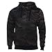 Produktbild ROCK-IT Apparel® Kapuzenjacke Camouflage Herren Heavy Hoodie Sweatjacke Männer Zipper Hoody Workerhoodie Pullover S-5XL mit Reißverschluss Und Fleece-Innenseite Dark Camo M