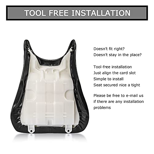Pslcustomerservice FS0043BA Motorcycle Front Rider Driver Seat Pillion Cushion thumb #5
