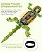 Wall Climbing Gecko Toy for Kids, Dual Mode Floor & Wall Driving, Rechargeable Remote Control Robot, Climbs up Toys & Games, Halloween Christmas Birthday Gifts for Boys Girls Ages 4 & Up（Green）