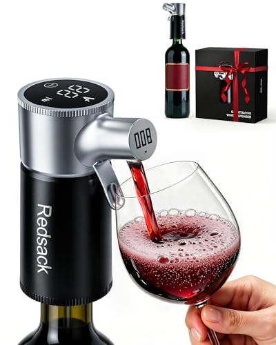 Whisky Dispenser Wine Aerato Liquor Decanter & Pourer with Drink Tracking