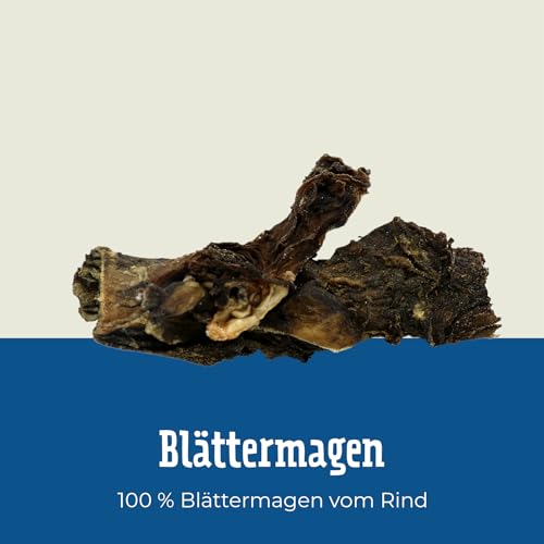 Frostfutter Perleberg Snack-Box Blättermagen | 1,5 kg getrockneter Blättermagen für Hunde | Hochwertiger Kausnack für natürliche Zahnpflege | Schonend getrocknet & leicht verdaulich | Made in Germany