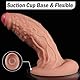 29.7 * 8.8 cm Dicker Riesen Anal dildo ohne Hoden, Realistischer XXL Monster Dildo mit Starkem Saugnapf für Anal Penetration, Eichel Vorhaut Dildo Silikon Penis für Schwule Männer Frauen