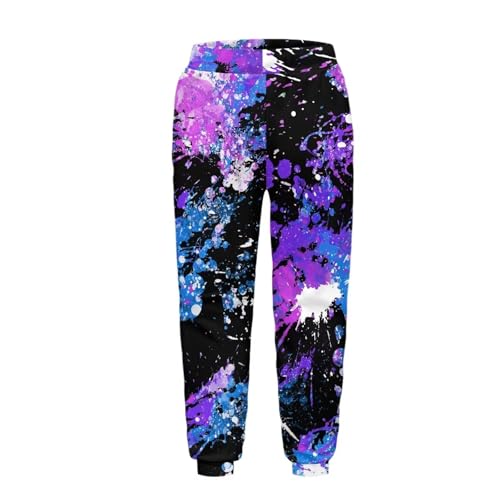 Cozeyat Children's Ankle Length Pant with Pockets,High Elastic Athletic Sweatpants for Sports Jogger,Size 4-15T4