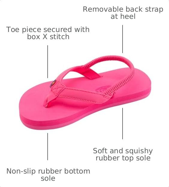 Image of Rainbow Sandals Kid's Grombow's Soft Top Rubber w /Neoprene Narrow Strap