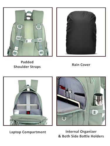 Image of Lavie Sport Eclipse Laptop Backpack | 36 Liters | Fits Upto 16 Inch | Laptop Compatiable | Rain Cover | Gift for Biys & Girls