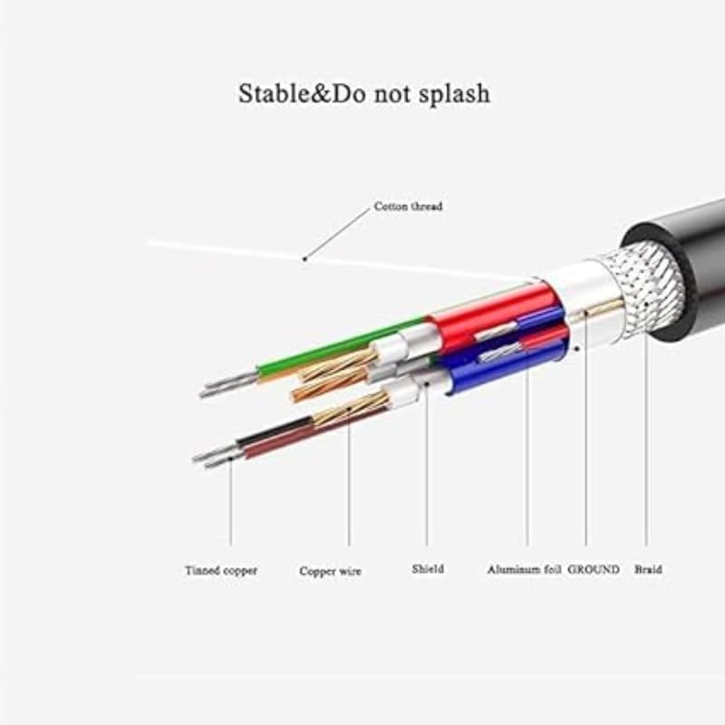 Drumstone ๐๐ ๐๐๐๐๐ ๐๐๐๐๐๐๐๐ 10 Mtr VGA Male to VGA Male Cable .15 Pin Vga Cable for Projector, Laptop, CCTV, Computer, ๐๐๐๐๐ - Image 4