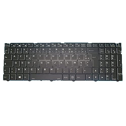 Clavier français FR pour Clevo NJ50LU NJ51LU NJ70LU portable noir sans cadre