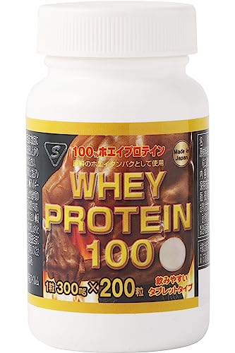WHEYPROTEIN100 【 ホエイ プロテイン 錠剤 】 筋肉 サプリ タブレット...