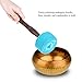Hard Wood Felted Striker, Handmade Hard Wood Multi-purpose Tibetan Buddhism Singing Bowl Mallet Striker Stick for Meditation Chakra Healing Prayer and Yoga (Light blue)