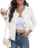【Style polyvalent pour de multiples occasions】Conçu avec une coupe droite et un col rond, ce cardigan pour femmes passe sans effort du décontracté au semi-formel. Portez-le ouvert sur un t-shirt pour les sorties de week-end ou en couches sous un manteau pour les événements de soirée.