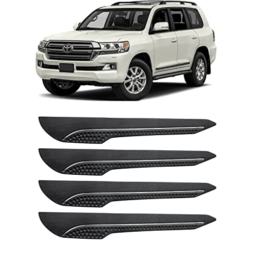 Image of AOSIS-Car Bumper Protector /Bumper Guard for Toyota Land Cruiser with Single Chrome Stripe (4-Pcs)