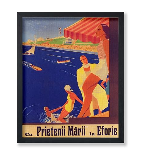 Poster Master Travel Poster - Vintage La Eforie Romania Wall