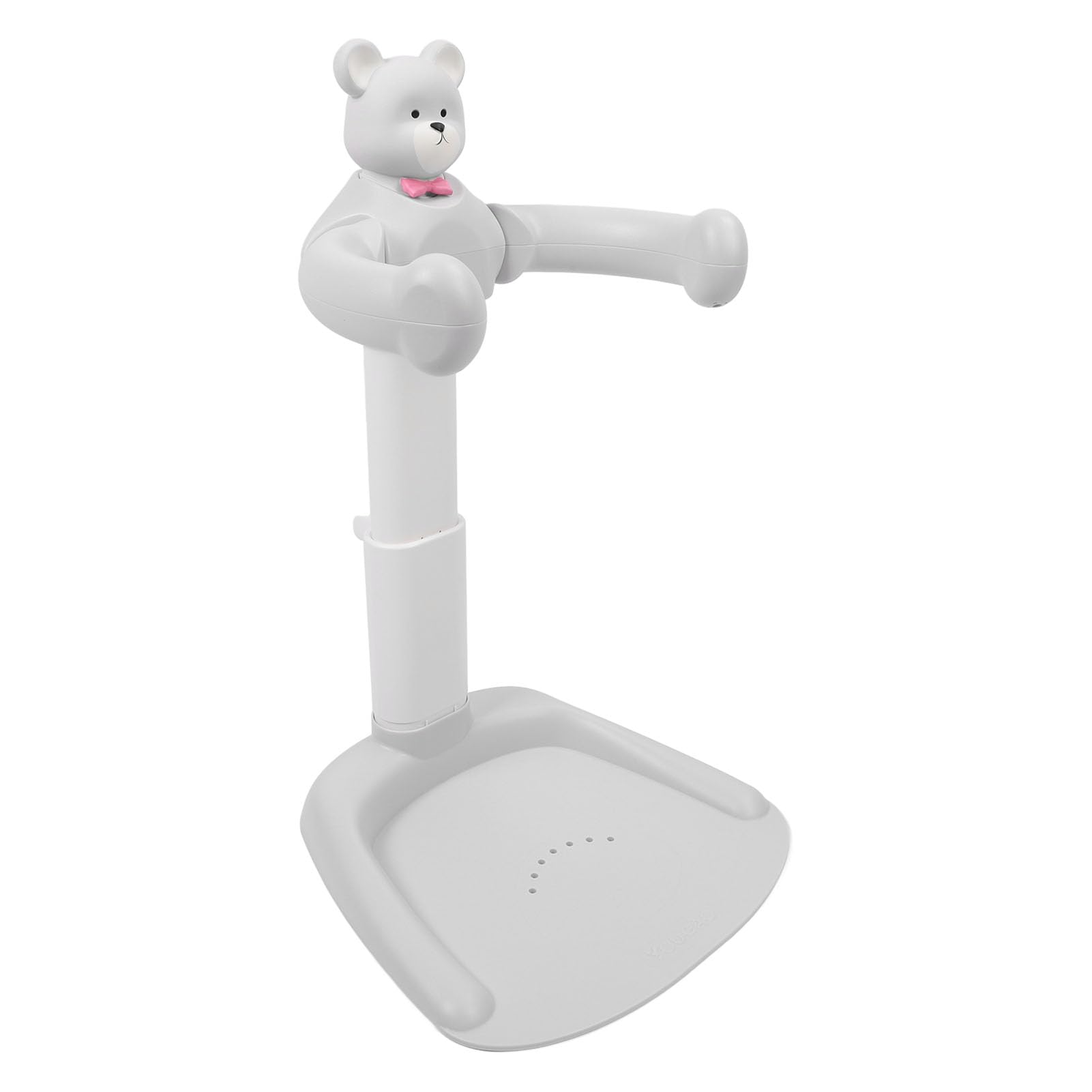 Wieża do Kąpieli Baby Hug Regulowana Podpórka do Kąpieli i Zmiany Pieluszki, Antypoślizgowy Stojak Pod Prysznic dla Dzieci, materiał PP, Drążek Teleskopowy, Podstawa 40,6 X 40 Cm,