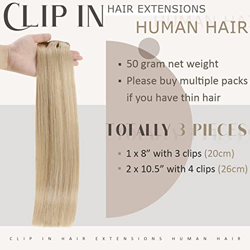 Hair Extensions Bundles Runature Blonde Hair Extensions Clip In Real Human Hair Clip In Extensions And Blonde U Part Wig Human Hair Ash Blonde Highlight Platinum Blonde U Shape Wig #TOP3
