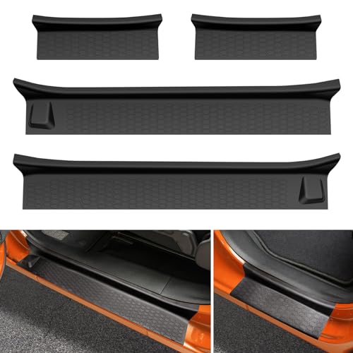 Door Sill Guards Kit for 2018-2025 Jeep Wrangler JL/Gladiator JT