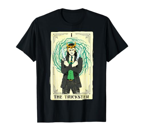 Marvel Loki Trickster Tarot T-Shirt Small