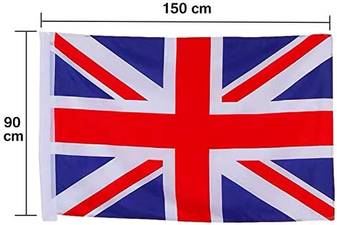 6FT Flag Pole Kit for Outdoor Garden Yard with 1PC UK Flag (No Bracket)