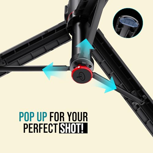 Image of WeCool Auto Pop Open Long Selfie Stick with 360 Degree Rotational Mobile Holder, Magnetic Remote with ABS+Aluminum Body,Selfie Stick extendable Upto 69 Inches
