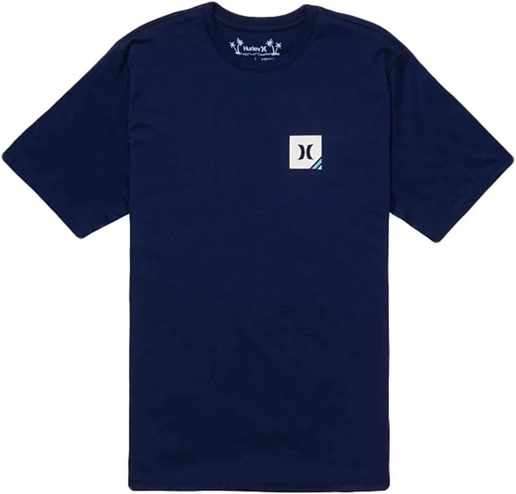 Hurley Everyday Corner T-Shirt - Midnight Aqua