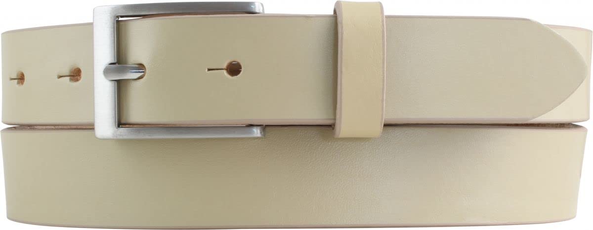 Kinderriem van volnerf rundleer 3 cm | leren riem voor jongens meisjes 30mm | voor jeans, pak, jurk, rok | bruin 65cm