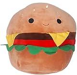 Squishmallows Official Kellytoy Plush 8 Inch Squishy Soft Plush Toy Animals (Carl Cheeseburger)