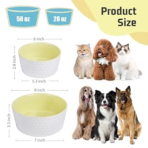   Ceramic-Dog-Bowls-8-Weighted-Dog-Bowl-Large-Dog-Water-Bowl-for-Medium-Large-Dogs-Food-Grade-Porcelain-Dog-Feeding-Bowl-Microwave-Dishwasher-Safe-58-oz