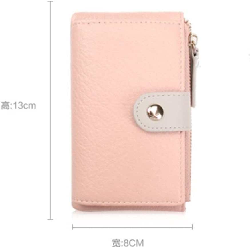 Ladies Leather Keychain Bag Card Holder Card Holder ID Slot Multifunctional Key Holder (Color : E, Size : 13 * 8 * 2cm) (D 13 * 8 * 2cm)