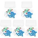 5 Sets DNA Model Components Science Educational Model DNA Ladder Model DNA Replication Model DNA Model Kit for Science DNA Model Molecular Model DNA Structure Model Plastic Mobestech
