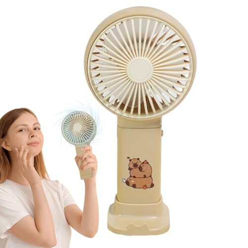 Ventilador de Mano Pequeño ,Capybara Diseño Adorable Ventilador Portátil de Mano - Gadget Silencioso Recargable USB, Pequeño Con Batería Para Decoración De Escritorio Para Niñas, Mujeres Y Niños Ventilador de Mano Pequeño ,Capybara Diseño Adorable Ventilador Portátil de Mano - Gadget Silencioso Recargable USB, Pequeño Con Batería Para Decoración De Escritorio Para Niñas, Mujeres Y Niños
