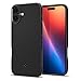 Spigen Essential Sand Blast Designed for iPhone 16 Case (2024) [Military-Grade Protection] - Matte Black