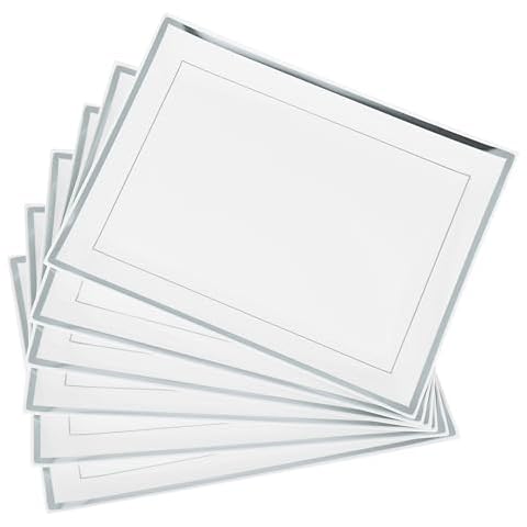 MATANA 6 Elegant Rectangular Serving Platters Cover