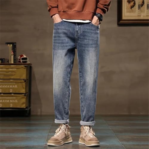 Men Loose Tapered Trouser Wide Leg Harem Jeans Clothes Streetwear Baggy High Street Denim Pants2