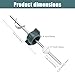 Lavatory Pop Up Center Piece Assembly, Sink Ball/Pivot Rod Replacement Parts Bathroom Sink Drain Repair Kit Compatible with Price Pfister Pop Up Stopper and Other Popular Brands Replacement for PS2673