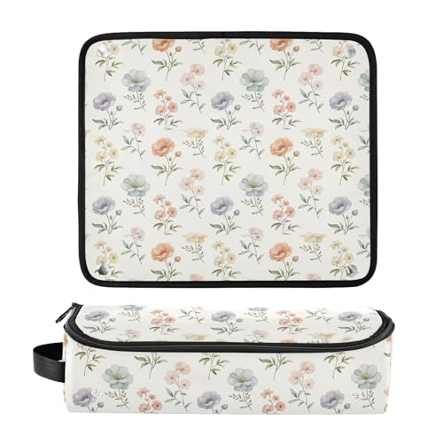 Hair Tools Travel Bag con Alfombrilla Resistente al Calor Desmontable, Organizador Impermeable para Plancha de Pelo, Rizador y Estilizador miniatura 3
