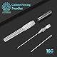 ATOMUS Katheter Piercing Nadeln - 10Stück 16G Hohlnadeln für Ohr Nase, Bauch Lippen Piercing Edelstahl individuell verpackt Körper Piercing Werkzeug