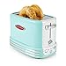 Nostalgia New and Improved Retro Wide 2-Slice Toaster, Perfect For Bread, English Muffins, Bagels, 5 Browning Levels, With Crumb Tray & Cord Storage