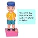 ArtCreativity Squirt Wee Pee Boy Set Pack of 2 - 7.5 inch...