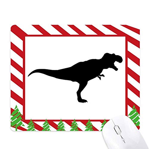 Tapis de souris canne de noël et fossiles pour le télétravail et l'ambiance hivernale